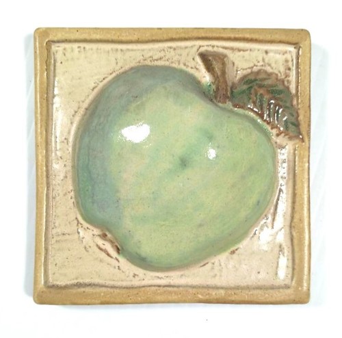 Apple 4x4 ceramic tile - apple,