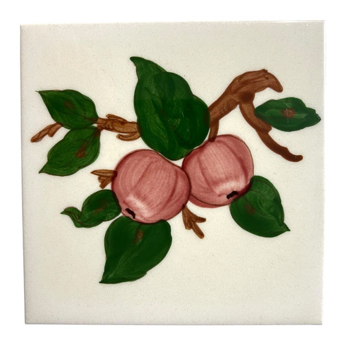 Franciscan apple tile trivet - tile,